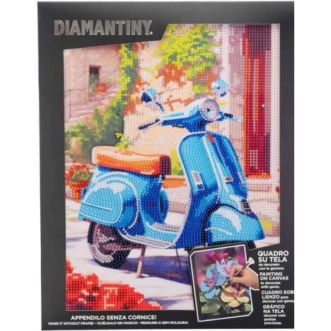 Diamantiny Cuadro Vespa Azul