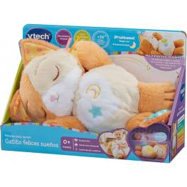 Peluche para Dormir Gatito Felices Sueños (VTech 80575022)