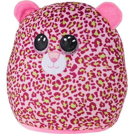 TY Peluche Squish 30cm - Lainey Leopard Pink