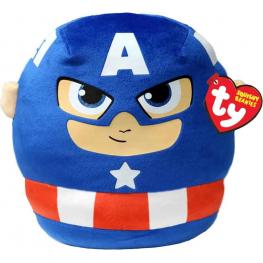 TY Peluche Squish 25cm - Capitán América