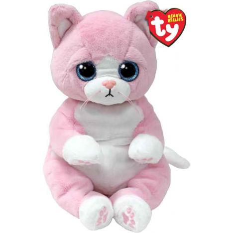 TY Peluche 23cm - Lillibelle Gato Rosa