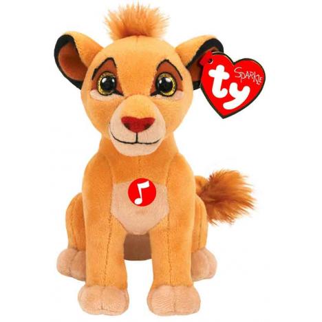 TY Peluche 15cm - Simba con Sonido