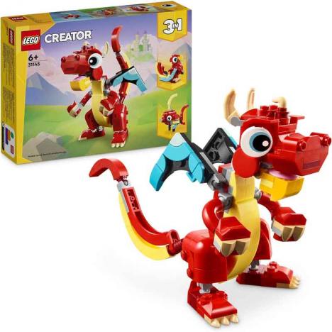 Lego 31145 Creator - Dragón Rojo