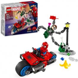 Lego 76275 Super Héroes Marvel - Persecución en Moto: Spider-Man vs. Doc Ock