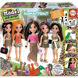 My Model Doll Design Animal Print (Educa 20098)