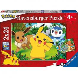 Puzzle Pokemon 2X24 Piezas (Ravensburger 05668)