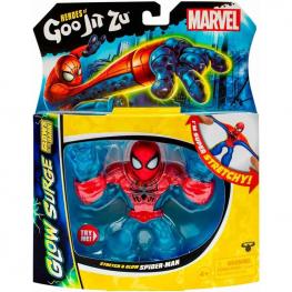 Goo Jit Zu - Figura Spiderman Brilla en la Oscuridad