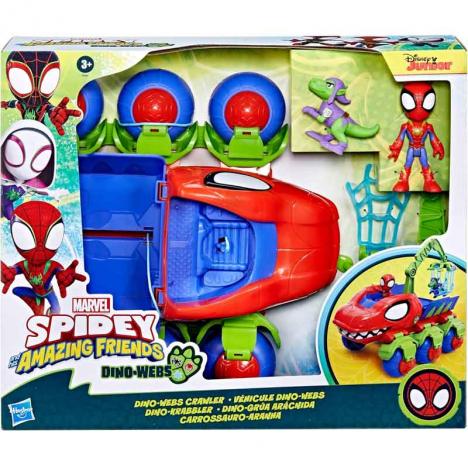 Marvel Spidey and His Amazing Friends - Dino Grúa Arácnida (Hasbro F9480)