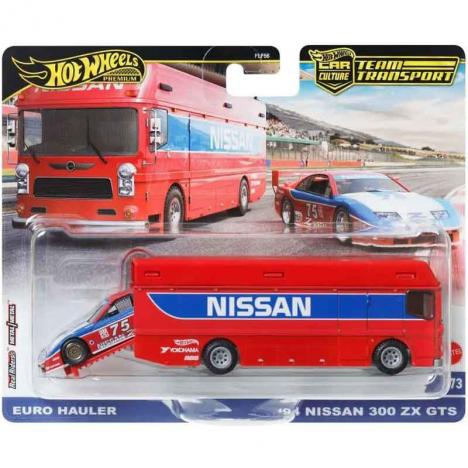 Hot Wheels - Team Transport Euro Hauler & 1994 Nissan 300 ZX GTS (Mattel HRV44)