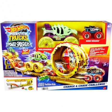 Hot Wheels Monster Trucks Pista Charge & Chase Challenge (Mattel HXT05)