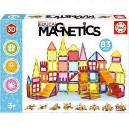 Magnetics Juego de Construcción 3D 83 piezas.