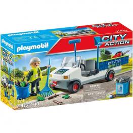 Playmobil 71433 - City Action: Limpieza Urbana con Coche Eléctrico