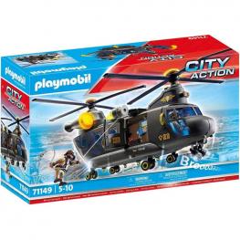 Playmobil 71149 - City Action: Fuerzas Especiales Helicóptero Banana