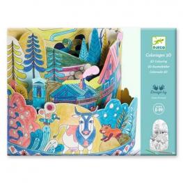 Colorear Diorama en la Cima del Mundo (DJECO 38743)