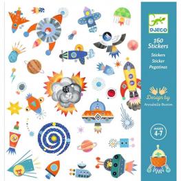 Pack 160 Stickers Interstelar (DJECO 39270)