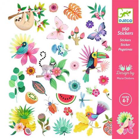 Pack 160 Stickers Paraiso (DJECO 39271)