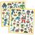 Pack 160 Stickers Metalizadas Robots (DJECO 39276)