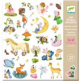 Pack 160 Stickers Metalizadas Fantasía (DJECO 39279)