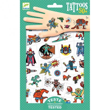 Tatuajes Héroes contra Villanos (DJECO 39614)