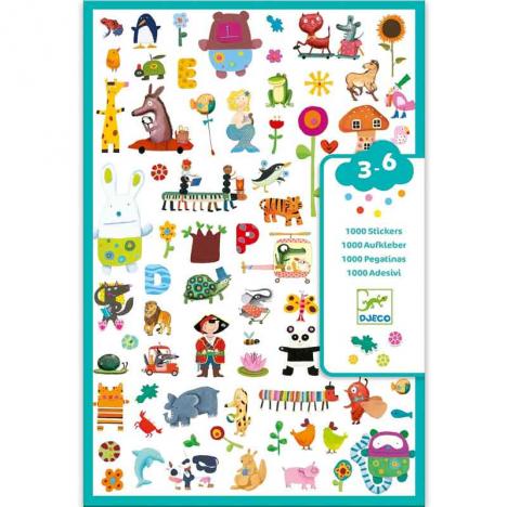 Pack 1000 Stickers for Little Ones (DJECO 38950)