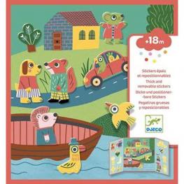 Pegatinas Reposicionables Los Animales (DJECO 39071)