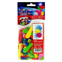 Bolsa 100 Globos de Agua Surtidos