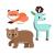 Pegatinas Animales del Bosque (DJECO 30055)