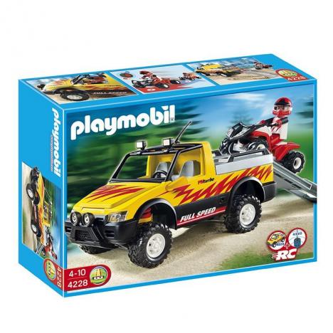 Playmobil 4228 -  Pick Up con Quad