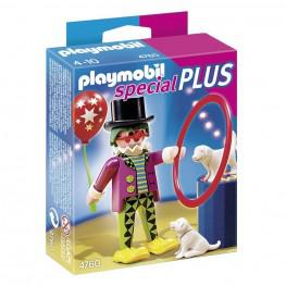 PLAYMOBIL PAYASO CON ESPECTACULO DE PERROS.