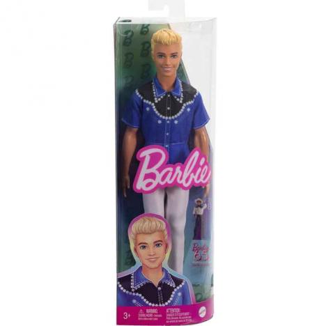 Ken Fashionista - Muñeco Ken con Camisa, Pantalones y Botas del lejano Oeste (Mattel HRH25)