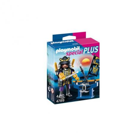 PLAYMOBIL SAMURAI CON ESTANTE DE ARMAS.