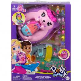 Polly Pocket - Bolso Mamá Erizo con Bebé (Mattel JBJ91)
