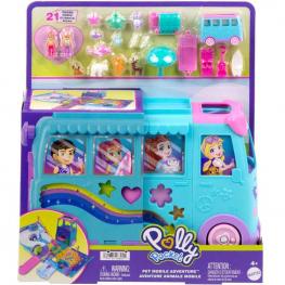 Polly Pocket - Aventura en la Autocaravana de Mascotas (Mattel JCC22)