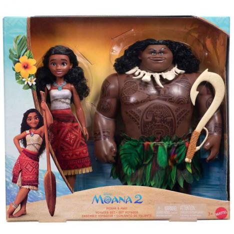 Princesas Disney - Muñeca Vaiana 2 y Maui (Mattel JDD43)