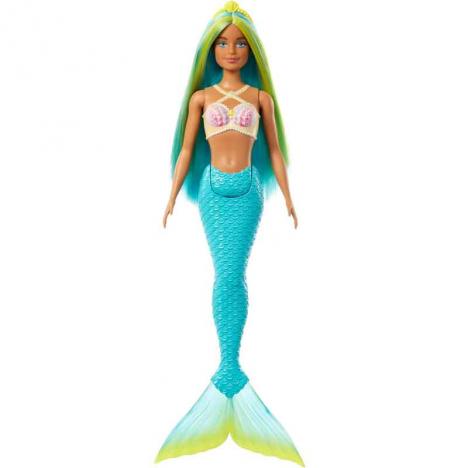 Barbie Sirena con Pelo Azul y Amarillo (Mattel HRR03)