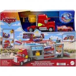 Cars Mack Camión Taller de Pintura Color Changers (Mattel HPD82)