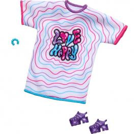 Barbie Moda Look Completo - Vestido Love (Mattel HRH38)