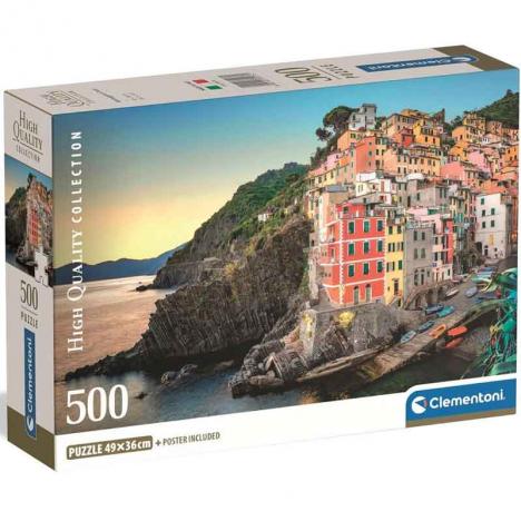 Puzzle Costa de Riomaggiore 500 Piezas (Clementoni 35576)
