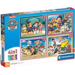 Puzzle Patrulla Canina Progresivo  12, 16, 20 y 24 Piezas (Clementoni 21513)