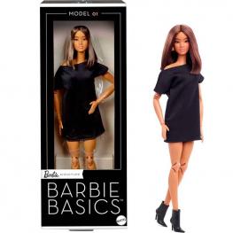 Barbie Signature Basics Modelo 01 con Pelo castaño (Mattel JBH72)