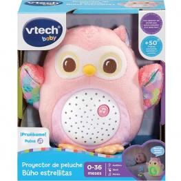 Proyector Peluche Búho Estrellitas Rosa (VTech 80566957)