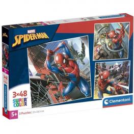 Puzzle Spiderman 3 X 48 Piezas (Clementoni 25316)