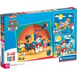 Puzzle Patrulla Canina 3 X 48 Piezas (Clementoni 25291)