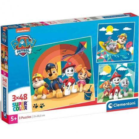 Puzzle Patrulla Canina 3 X 48 Piezas (Clementoni 25291)