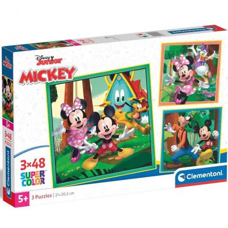 Puzzle Disney Mickey and Friends 3 X 48 Piezas (Clementoni 25298)