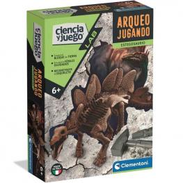 Arqueojugando Stegosaurio Fluorescente (Clementoni 55578)