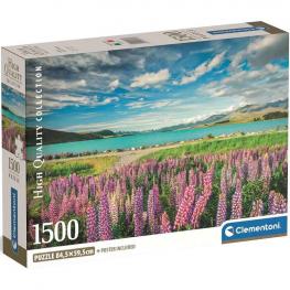 Puzzle Lupins At Lake Tekapo 1500 Piezas (Clementoni 31731)