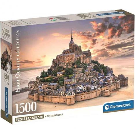 Puzzle The Mont Saint Michel 1500 Piezas (Clementoni 31730)