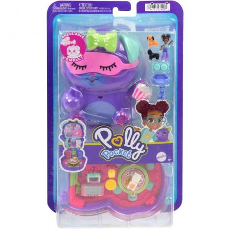 Polly Pocket - Estuche Perrito Fiesta de Pijamas (Mattel JCR38)