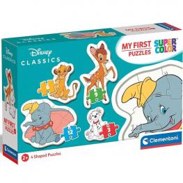 My First Puzzle Animal Friends 3, 6, 9, 12 Piezas (Clementoni 20806)